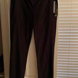 Tribal Straight Leg Black Trousers